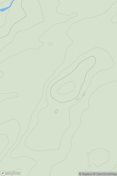 Thumbnail image for Sidhean Mor [Oban to Loch Fyne] [NR954991] showing contour plot for surrounding peak
